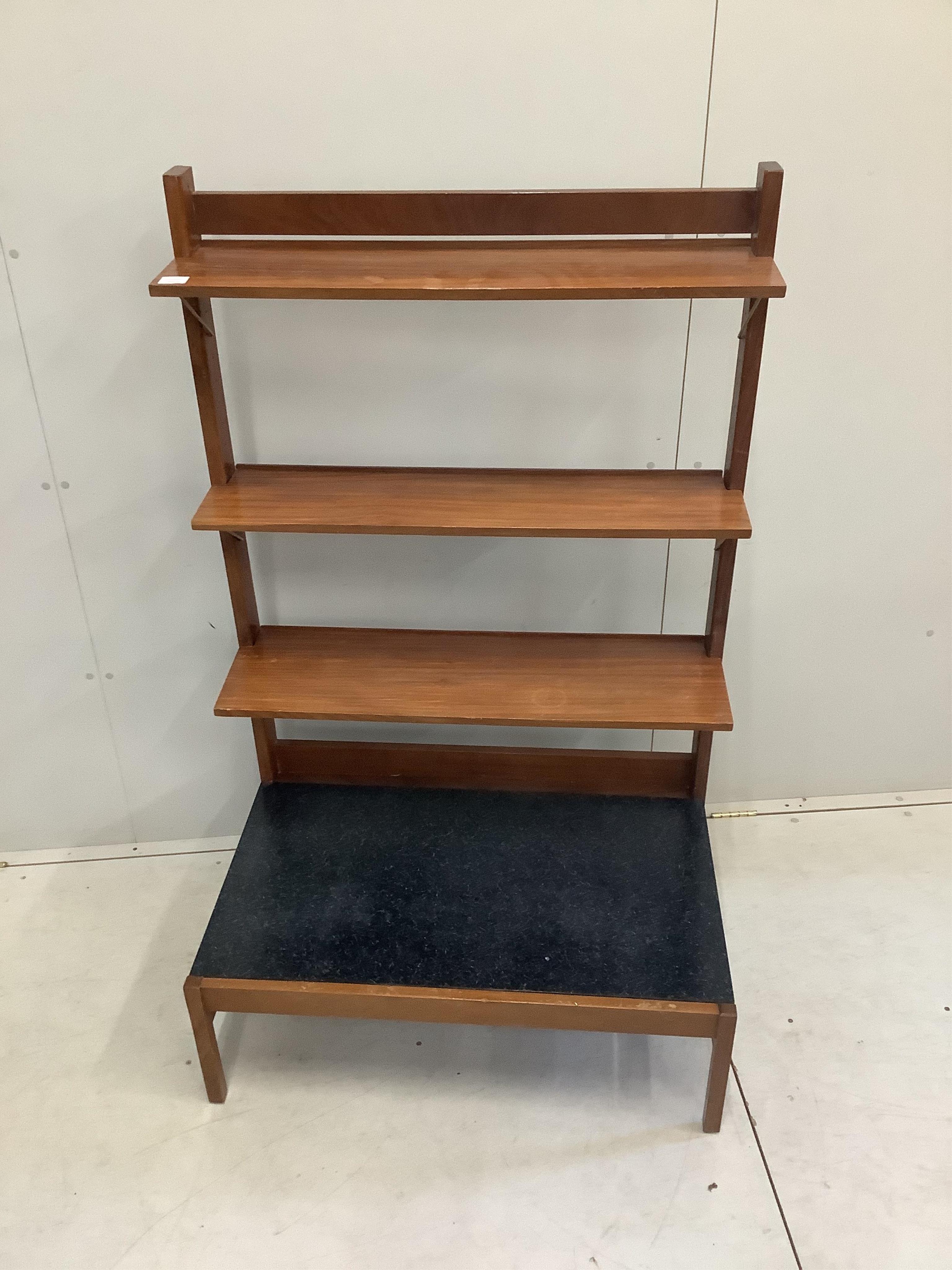 A Guy Rogers open unit, width 91cm, depth 59cm, height 150cm